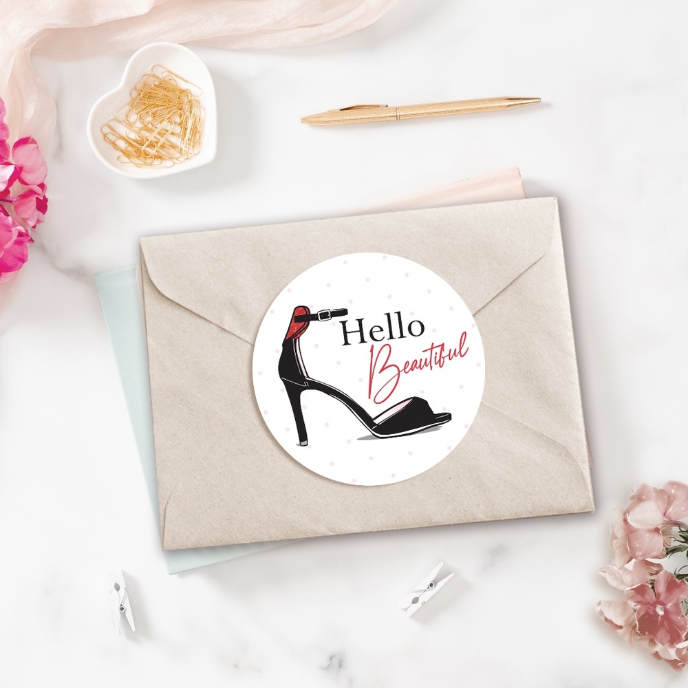 Hello Beautiful Stickers (48ct) Must Bundle